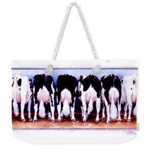 Cow Butts Weekender Tote Bag