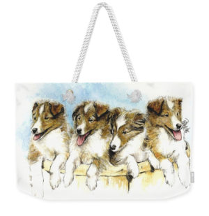 Shelti Pups Weekender Tote Bag
