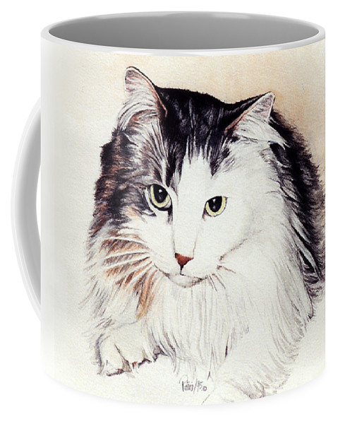 Long Haired Kitty Coffee Mug
