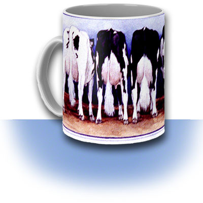 Cow Butt Coffee Mug ~ Art Product by Patrice